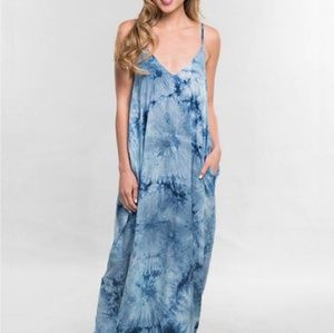 Lovestitch new blue tie dye dress